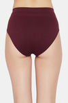 C9 Medium Rise Three-Fourth Coverage Seamless Bikini Panty (Pack Of 2) - Wine Dark Green — thumbnail 10