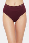 C9 Medium Rise Three-Fourth Coverage Seamless Bikini Panty (Pack Of 2) - Wine Dark Green — thumbnail 7