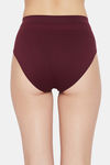 C9 Medium Rise Three-Fourth Coverage Seamless Bikini Panty (Pack Of 2) - Wine Dark Red — thumbnail 10