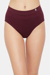 C9 Medium Rise Three-Fourth Coverage Seamless Bikini Panty (Pack Of 2) - Wine Dark Red — thumbnail 7