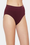C9 Medium Rise Three-Fourth Coverage Seamless Bikini Panty (Pack Of 2) - Wine Dark Red — thumbnail 8