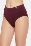 C9 Medium Rise Three-Fourth Coverage Seamless Bikini Panty (Pack Of 2) - Wine Dark Red — thumbnail 9