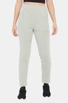 C9 Easy Movement Cotton Track Pants - Green Melange — thumbnail 1