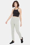C9 Easy Movement Cotton Track Pants - Green Melange — thumbnail 5