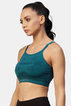 C9 Airwear Polyamide Regular Back Sports Bra - Dark Green — thumbnail 3