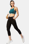 C9 Airwear Polyamide Regular Back Sports Bra - Dark Green — thumbnail 8