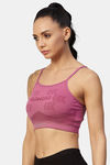 C9 Airwear Polyamide Regular Back Sports Bra - Rose Wine — thumbnail 3