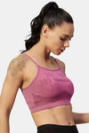 C9 Airwear Polyamide Regular Back Sports Bra - Rose Wine — thumbnail 4