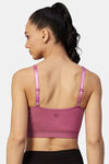 C9 Airwear Polyamide Regular Back Sports Bra - Rose Wine — thumbnail 5