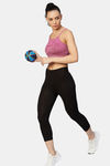 C9 Airwear Polyamide Regular Back Sports Bra - Rose Wine — thumbnail 8