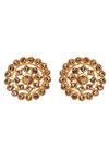 Peora Gold Plated Pearl Diamond Choker Necklace Round Earrings Traditional Jewellery (PF26N1374LCT) — thumbnail 6