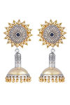 Peora Silver Plated Brass Ethnic Earrings Jewellary - Blue — thumbnail 2