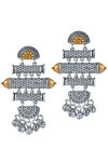Peora Silver Plated Brass Ethnic Earrings Jewellary - Gold — thumbnail 3