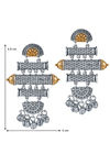 Peora Silver Plated Brass Ethnic Earrings Jewellary - Gold — thumbnail 4