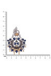 Peora Silver Plated Brass Ethnic Earrings Jewellary - Blue — thumbnail 4