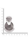 Peora Silver Plated Brass Ethnic Earrings Jewellary - Silver — thumbnail 3