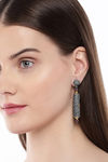 Peora Silver Plated Brass Ethnic Earrings Jewellary - Pink — thumbnail 1