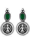 Peora Silver Plated Brass Ethnic Jewellery Sets Jewellary - Green — thumbnail 5