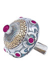 Peora Silver Plated Brass Ethnic Rings Jewellary - Pink — thumbnail 3