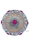 Peora Silver Plated Brass Ethnic Rings Jewellary - Pink — thumbnail 4