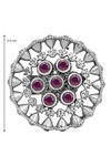 Peora Silver Plated Brass Ethnic Rings Jewellary - Pink — thumbnail 4