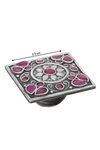 Peora Silver Plated Brass Ethnic Rings Jewellary - Magenta — thumbnail 3