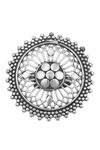 Peora Silver Plated Brass Ethnic Rings Jewellary - Silver — thumbnail 2