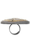 Peora Silver Plated Brass Ethnic Rings Jewellary - Magenta — thumbnail 5