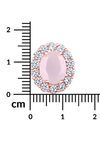 Peora Rose Gold Plated Alloy Party Earrings Jewellary - Pink — thumbnail 4