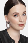 Peora Gold Plated Brass Party Earrings Jewellary - Red — thumbnail 1