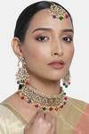 Peora Gold Plated Brass Party Jewellary Sets Jewellary - Assorted — thumbnail 1