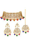 Peora Gold Plated Brass Party Jewellary Sets Jewellary - Assorted — thumbnail 3