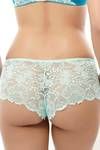 Zivame Lace Embrace Semi Sheer Boyshort Brief-Blue — thumbnail 2