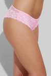Zivame Low Waist Cheeky Lace Brief-Pink — thumbnail 3