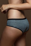 Zivame Three-Fourth Coverage Low Rise Hipster- Dark Grey  — thumbnail 2