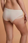 Zivame Scallop Lace Mid Rise Hipster Panty- Beige — thumbnail 2