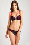 Zivame Front Lace Touch Bikini Panty-Black — thumbnail 4