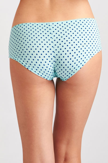 Zivame Front Lace Touch Bikini Panty- Blue  — image 3
