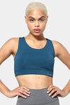 Urban Hug Single Layered Non Wired Medium Coverage Strapless Bra - Ocean Blue — thumbnail 1