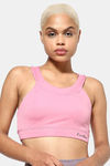 Urban Hug Single Layered Non Wired Medium Coverage Strapless Bra - Pink — thumbnail 1