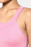 Urban Hug Single Layered Non Wired Medium Coverage Strapless Bra - Pink — thumbnail 3