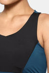 Urban Hug Single Layered Non Wired Medium Coverage Strapless Bra - Ocean Blue — thumbnail 3