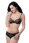 Amante Evening Rose Hipster Brief - Gold Black — thumbnail 3
