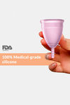 Sirona Reusable Menstrual Cup - Pink Blue Purple — thumbnail 3