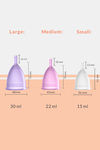 Sirona Reusable Menstrual Cup - Pink Blue Purple — thumbnail 6