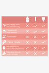 Sirona Reusable Menstrual Cup - Pink Blue Purple — thumbnail 9