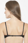 PrettyCat Padded Wired Front Closure Push-Up Bra - Black — thumbnail 5