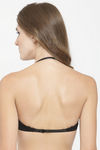 PrettyCat Padded Wired Front Closure Push-Up Bra - Black — thumbnail 8
