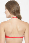 PrettyCat Padded Wired Front Closure Push-Up Bra - Red — thumbnail 8