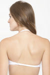 PrettyCat Padded Wired Front Closure Push-Up Bra - White — thumbnail 5